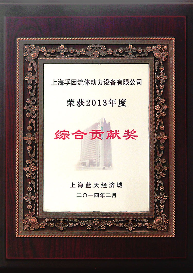 LTJJC2013年度綜合貢獻(xiàn)獎(jiǎng)